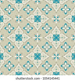 Vector damask seamless pattern
