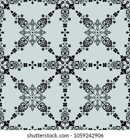 Vector damask seamless pattern