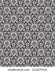 Vector damask seamless pattern