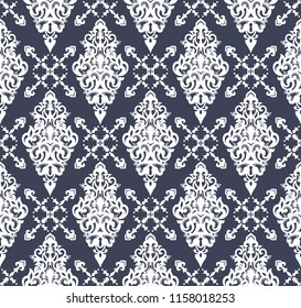 Vector damask seamless pattern