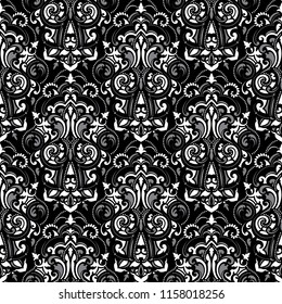 Vector damask seamless pattern