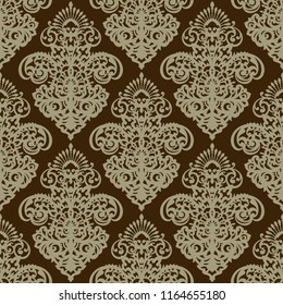 Vector damask seamless pattern