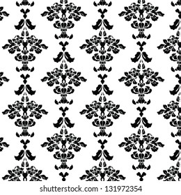Vector damask seamless pattern