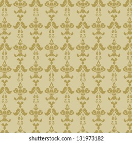 Vector damask seamless pattern