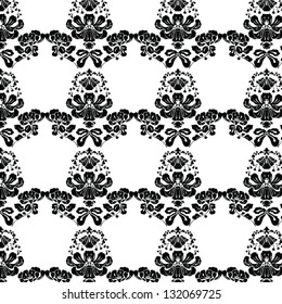 Vector damask seamless pattern