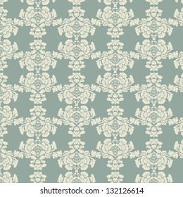 Vector damask seamless pattern