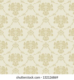 Vector damask seamless pattern