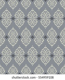 Vector damask seamless pattern