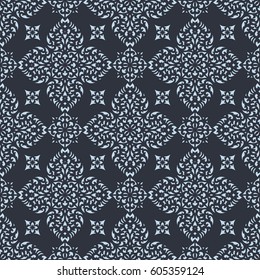 Vector damask seamless pattern