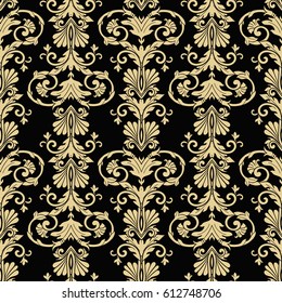 Vector damask seamless pattern
