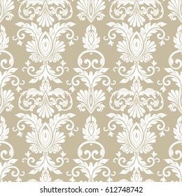 Vector damask seamless pattern