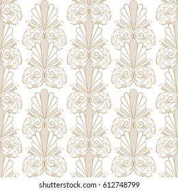 Vector damask seamless pattern