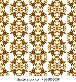 Vector damask seamless pattern