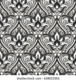 Vector damask seamless pattern