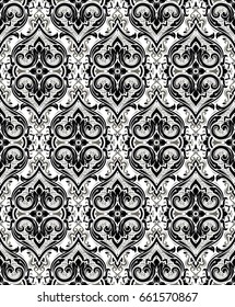 Vector damask seamless pattern
