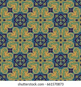 Vector damask seamless pattern