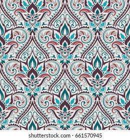 Vector damask seamless pattern