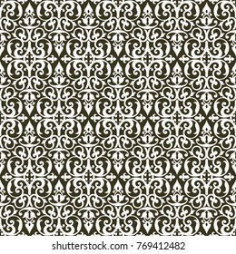 Vector damask seamless pattern