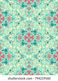 Vector damask seamless pattern