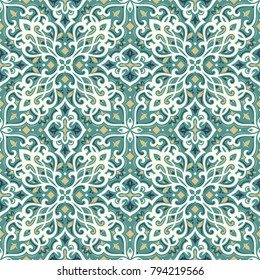 Vector damask seamless pattern