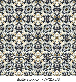 Vector damask seamless pattern