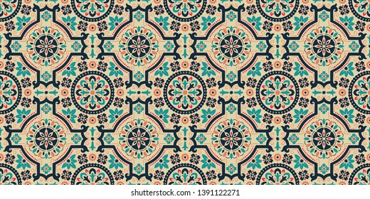 Vector damask seamless pattern background. Elegant luxury texture for wallpapers, backgrounds and page fill. Best motive for print on fabric or papper.