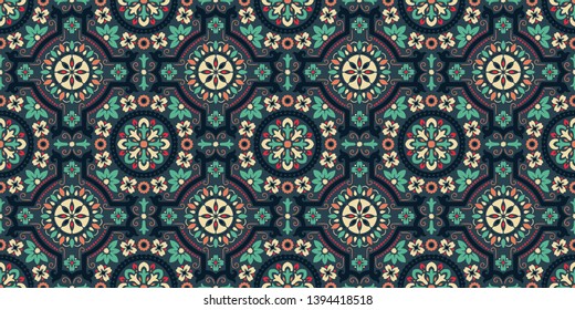Vector damask seamless pattern background. Elegant luxury texture for wallpapers, backgrounds and page fill.