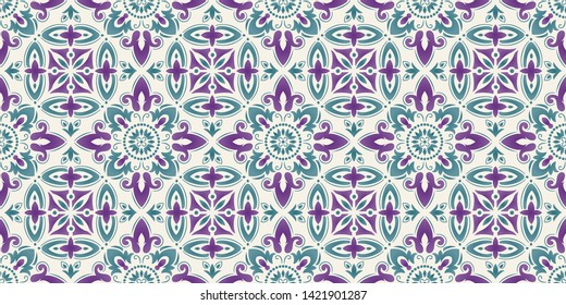 Vector damask seamless pattern background. Elegant luxury texture for wallpapers, backgrounds and page fill.