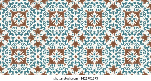 Vector damask seamless pattern background. Elegant luxury texture for wallpapers, backgrounds and page fill.