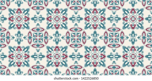 Vector damask seamless pattern background. Elegant luxury texture for wallpapers, backgrounds and page fill.