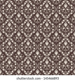 Vector damask seamless pattern background. Elegant luxury texture for wallpapers, backgrounds and page fill.