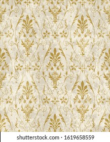 Vector damask seamless pattern background. Classical luxury old fashioned damask ornament, royal victorian seamless texture for wallpapers, textile, wrapping. Exquisite floral baroque template.