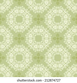 Vector damask seamless pattern background. Elegant luxury texture for wallpapers, backgrounds and page fill.
