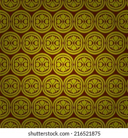 Vector damask seamless pattern background