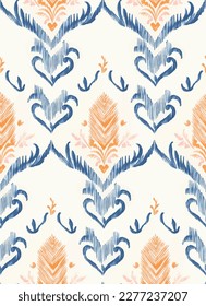 Vector damask seamless pattern background. Classical luxury old fashioned damask ornament, royal victorian seamless texture for wallpapers, textile, wrapping. Exquisite floral baroque template.