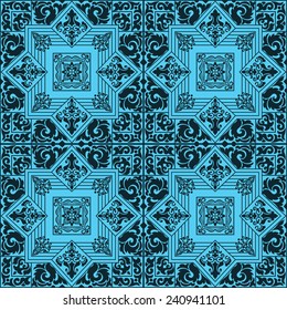 Vector damask seamless pattern background. Elegant luxury texture for wallpapers, backgrounds and page fill.