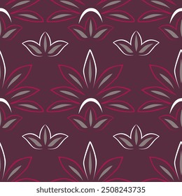 Vector damask seamless pattern background. Classical luxury old fashioned damask ornament, royal victorian seamless texture for wallpapers, textile, wrapping. Exquisite floral baroque template.