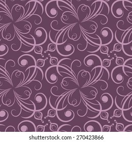 Vector damask seamless pattern background. Elegant luxury texture for wallpapers.