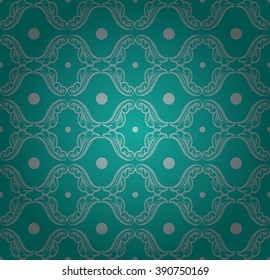 Vector damask seamless pattern background. Elegant luxury texture for wallpapers, backgrounds and page fill.