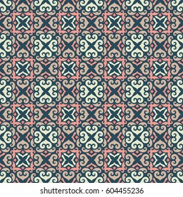 Vector damask seamless pattern background. Elegant luxury texture for wallpapers, backgrounds and page fill.
