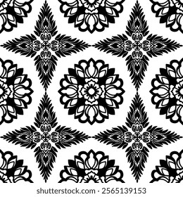Vector damask seamless pattern. Elegant luxury texture for wallpapers, backgrounds and page fill. vector illustration for elegant textile design.