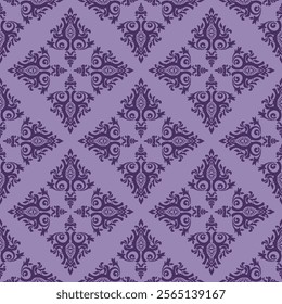 Vector damask seamless pattern. Elegant luxury texture for wallpapers, backgrounds and page fill. vector illustration for elegant textile design.
