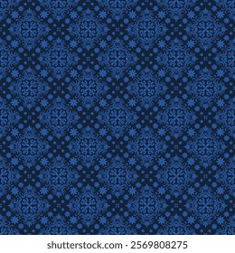 Vector damask seamless pattern with Intricate Details.