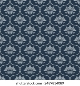 Vector damask seamless pattern. Luxury texture for wallpapers, textile, etc. 