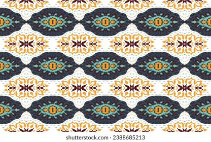 Vector damask seamless pattern. Victorian style Wallpaper. Tribal ethnic vector textures. Seamless pattern in Aztec style. Folk embroidery. Indian, Scandinavian, Gypsy, Mexican rug. African carpet.