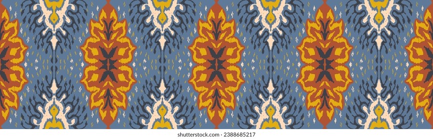 Vector damask seamless pattern. Victorian style Wallpaper. Tribal ethnic vector textures. Seamless pattern in Aztec style. Folk embroidery. Indian, Scandinavian, Gypsy, Mexican rug. African carpet.