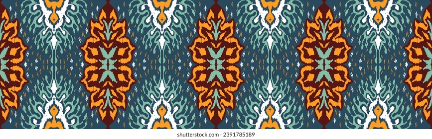 Vector damask seamless pattern. Victorian style Wallpaper. Tribal ethnic vector textures. Seamless pattern in Aztec style. Folk embroidery. Indian, Scandinavian, Gypsy, Mexican rug. African carpet.