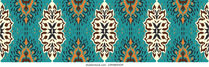 Vector damask seamless pattern. Victorian style Wallpaper. Tribal ethnic vector textures. Seamless pattern in Aztec style. Folk embroidery. Indian, Mexican rug. African carpet. Hand drawn, not AI