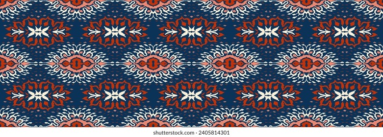 Vector damask seamless pattern. Victorian style Wallpaper. Tribal ethnic vector textures. Seamless pattern in Aztec style. Folk embroidery. Indian, Mexican rug. African carpet. Hand drawn, not AI