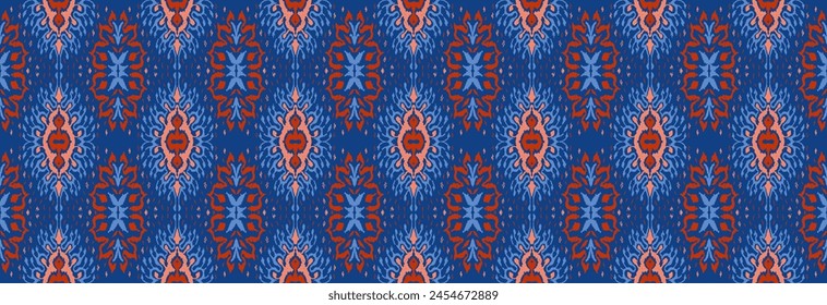 Vector damask seamless pattern. Victorian style Wallpaper. Tribal ethnic vector textures. Seamless pattern in Aztec style. Folk embroidery. Indian, Mexican rug. African carpet. Hand drawn, not AI